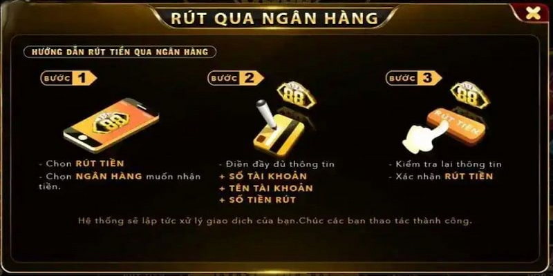 Một vài lưu ý cần biết khi rút tiền GO88